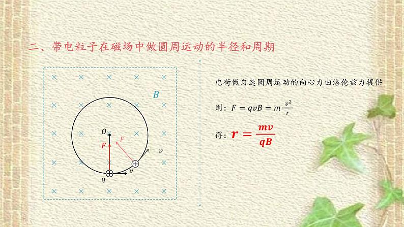 2022-2023年人教版(2019)新教材高中物理选择性必修2 第1章安培力与洛伦兹力第3节带电粒子在匀强磁场中的运动(2)课件第5页