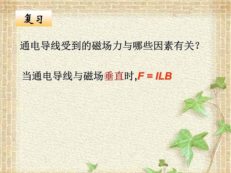 2022-2023年人教版(2019)新教材高中物理选择性必修2 第1章安培力与洛伦兹力第1节磁场对通电导线的作用力(5)课件02