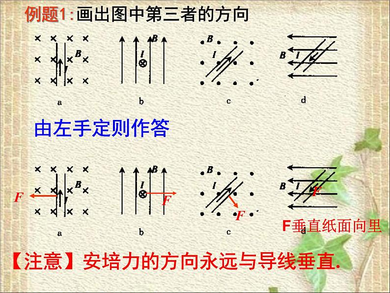 2022-2023年人教版(2019)新教材高中物理选择性必修2 第1章安培力与洛伦兹力第1节磁场对通电导线的作用力(6)课件第3页