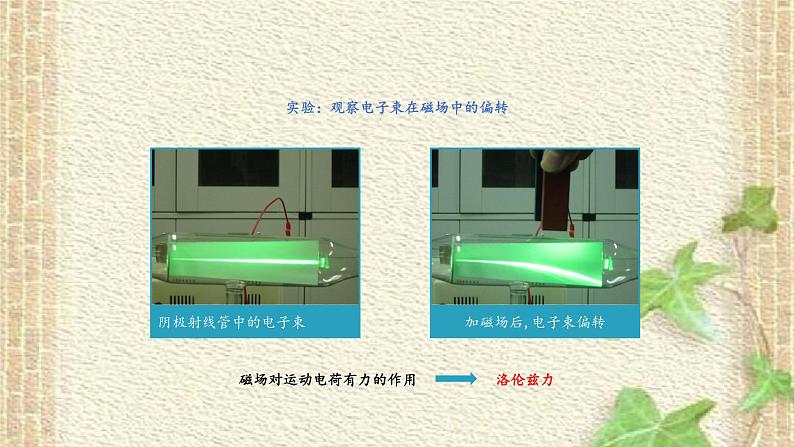 2022-2023年人教版(2019)新教材高中物理选择性必修2 第1章安培力与洛伦兹力第2节磁场对运动电荷的作用力(2)课件第4页