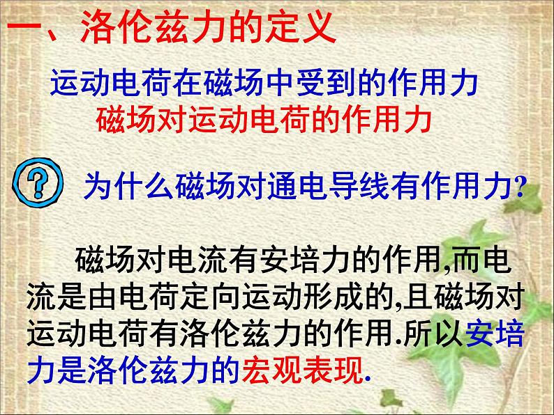 2022-2023年人教版(2019)新教材高中物理选择性必修2 第1章安培力与洛伦兹力第2节磁场对运动电荷的作用力(5)课件08