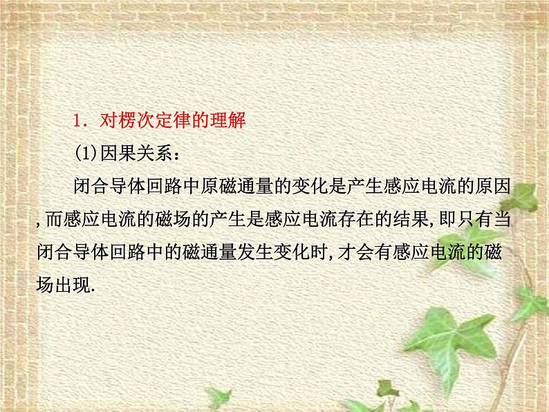 2022-2023年人教版(2019)新教材高中物理选择性必修2 第2章电磁感应第1节楞次定律(2)课件第6页