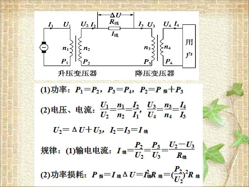 2022-2023年人教版(2019)新教材高中物理选择性必修2 第3章交变电流第4节电能的输送(5)课件第4页