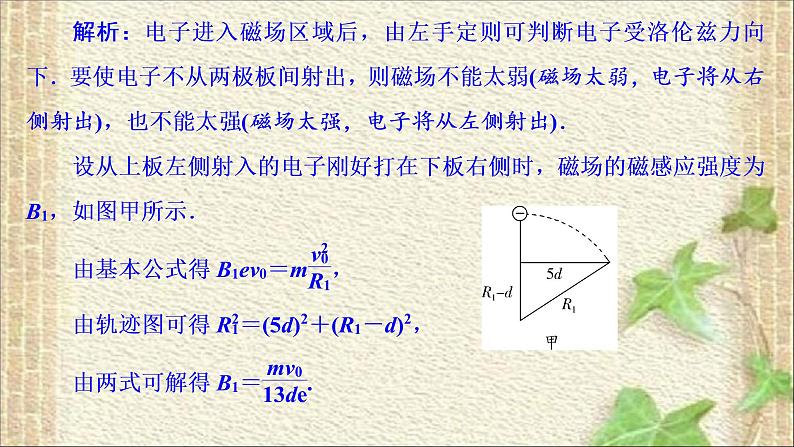 2022-2023年人教版(2019)新教材高中物理选择性必修2 第1章安培力与洛伦兹力章末综合(1)课件第6页