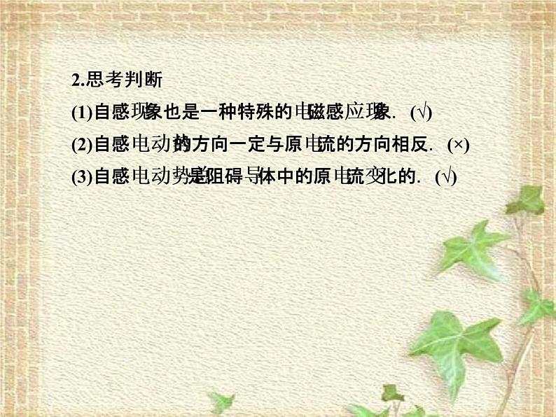 2022-2023年人教版(2019)新教材高中物理选择性必修2 第2章电磁感应第4节自感和互感课件04
