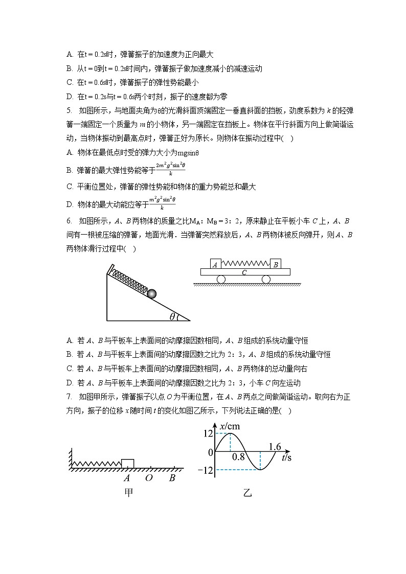 2021-2022学年天津市河西区省级重点校高二（下）第一次月考物理试卷（含答案解析）第2页