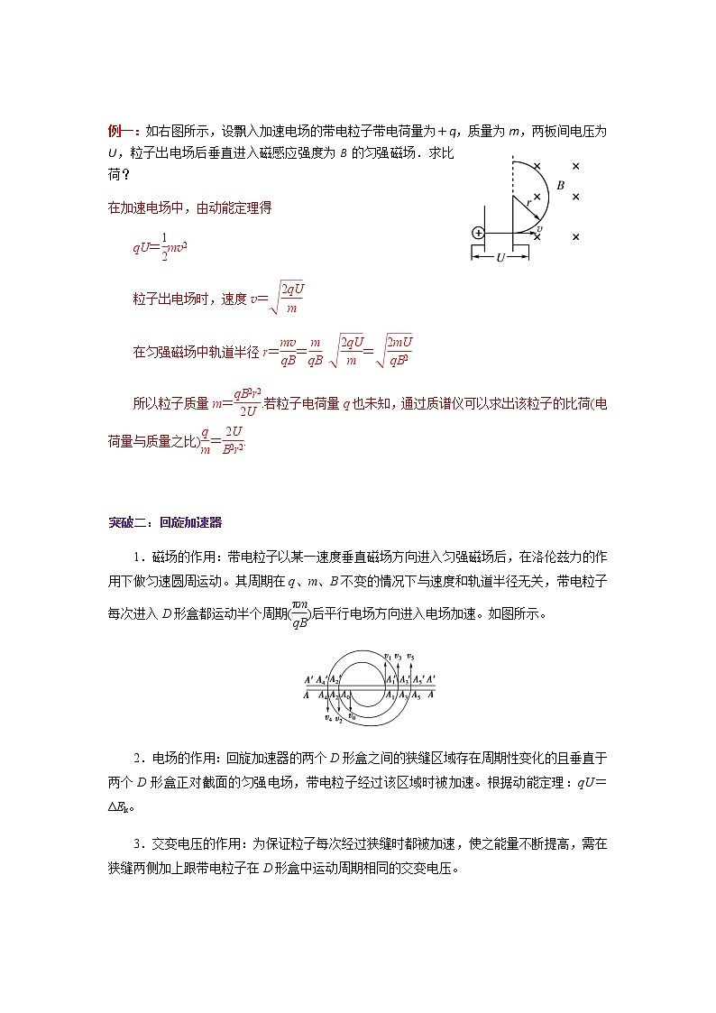 1.4质谱仪与回旋加速器- 高二物理同步精品讲义（人教版2019选择性必修第二册）03