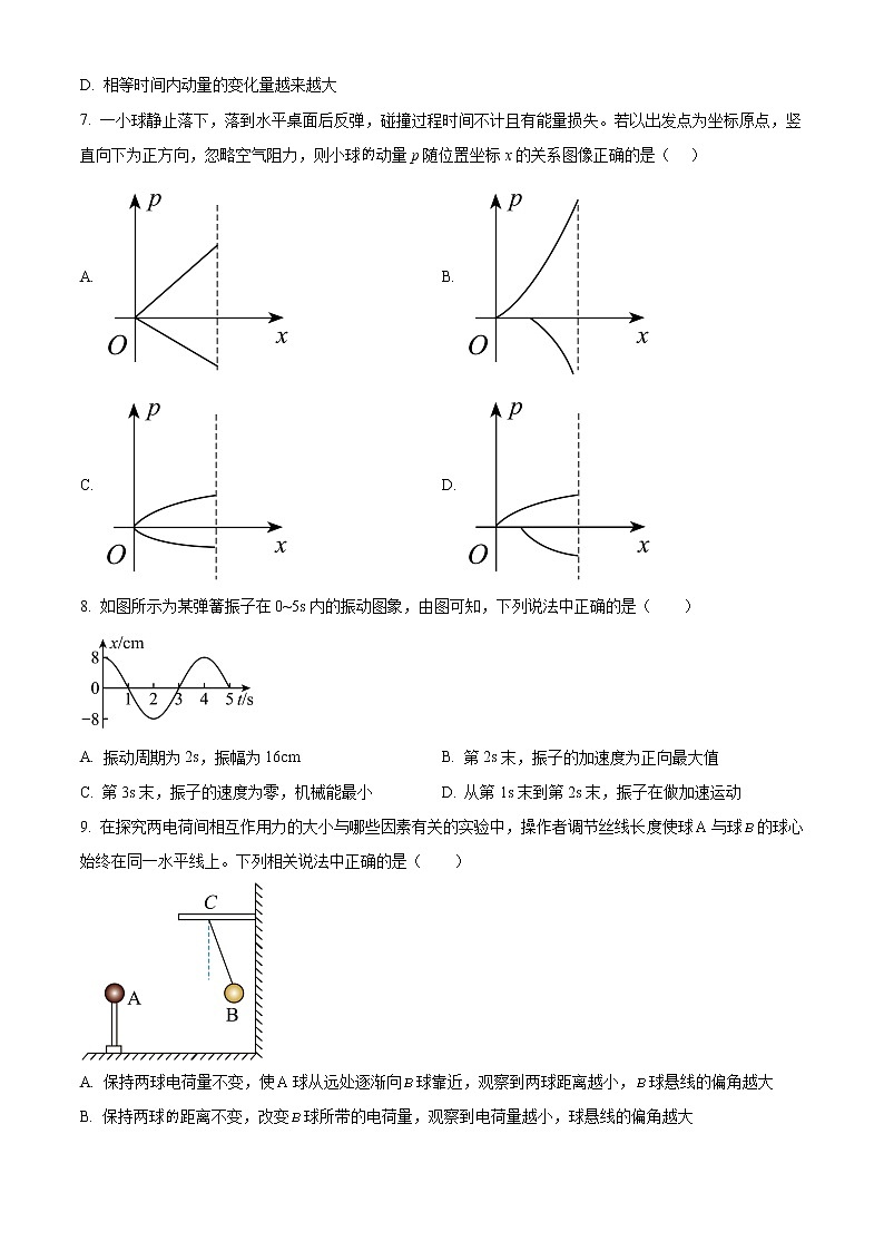 2023长沙宁乡高二上学期期末考试物理试题含解析03