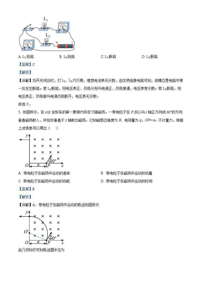湖南省岳阳市岳阳县第一中学2022-2023学年高二下学期入学考试物理试题含解析第3页