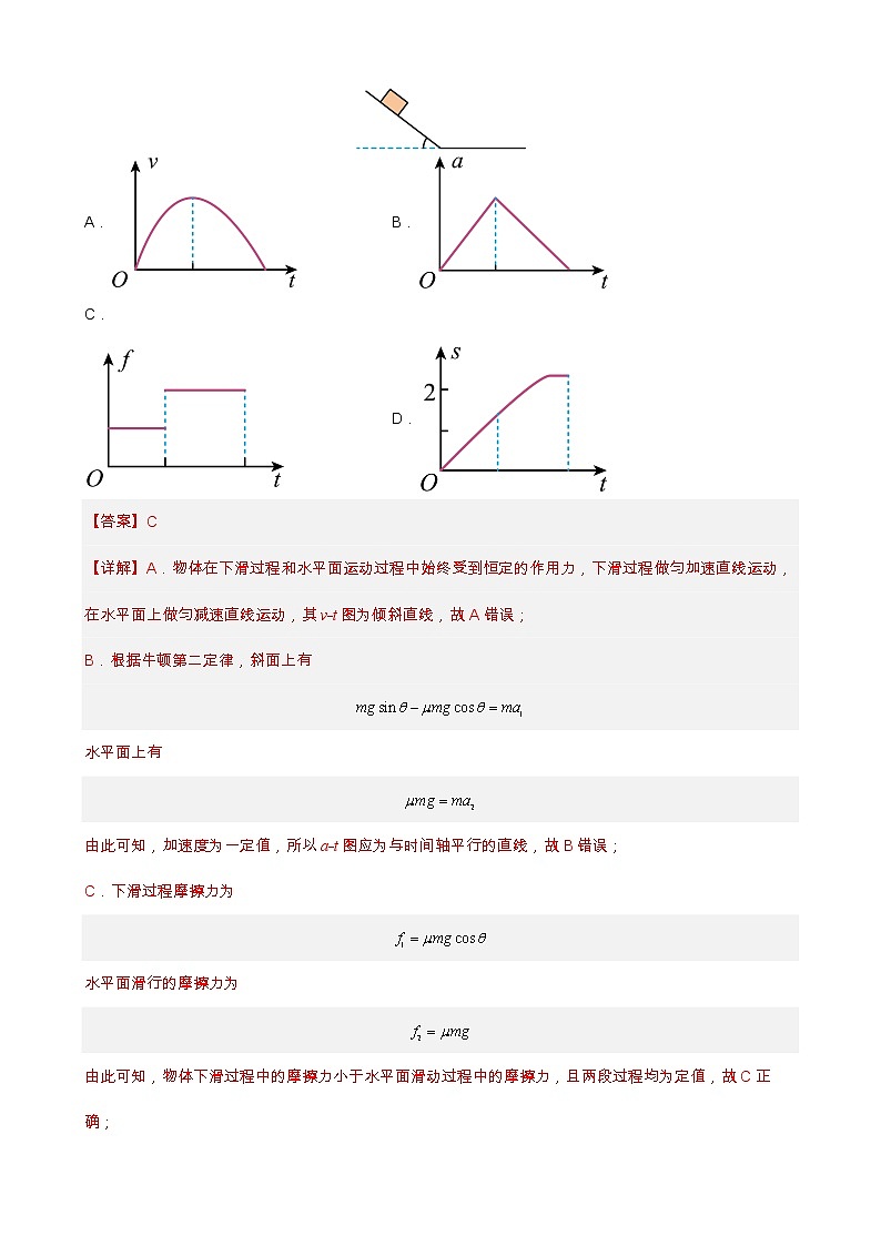 专题10 力学与电磁学中的图像问题 【练】【高频考点解密】2023年高考物理二轮复习讲义+分层训练（全国通用）02