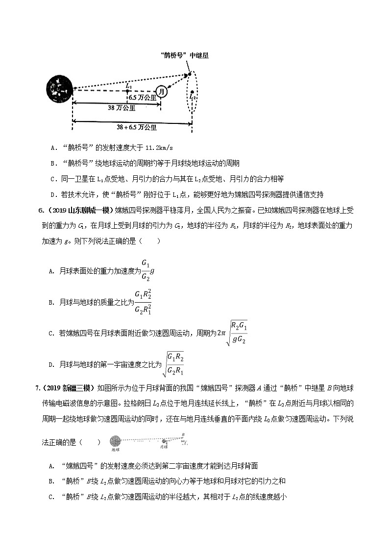 高考物理模拟题练习 专题5.20 月球探测（能力篇）（原卷版）第3页