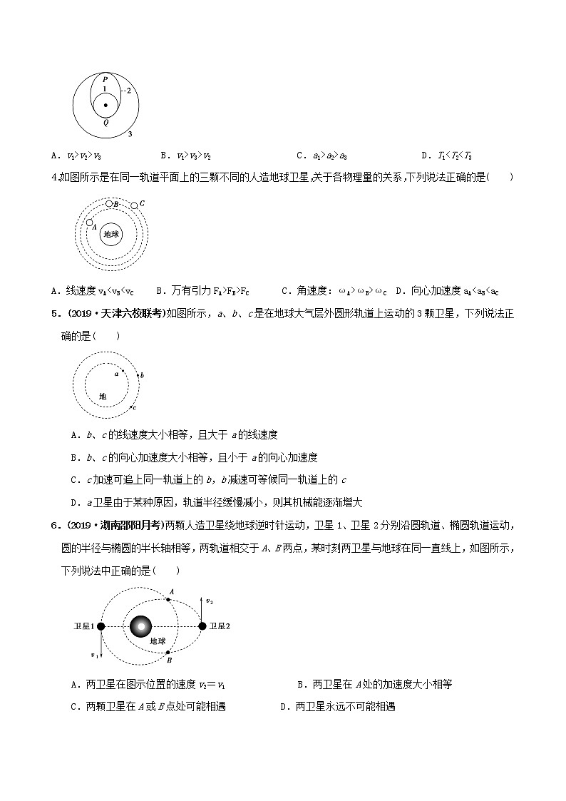 高考物理模拟题练习 专题5.15 卫星运动的物理量比较问题（基础篇）（原卷版）第2页