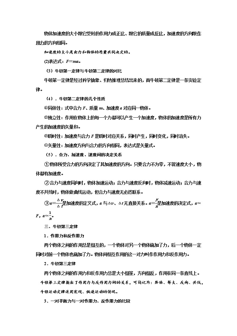 专题12牛顿运动定律（原卷版）-2023届高考物理一轮复习知识点精讲与最新高考题模拟题同步训练第2页