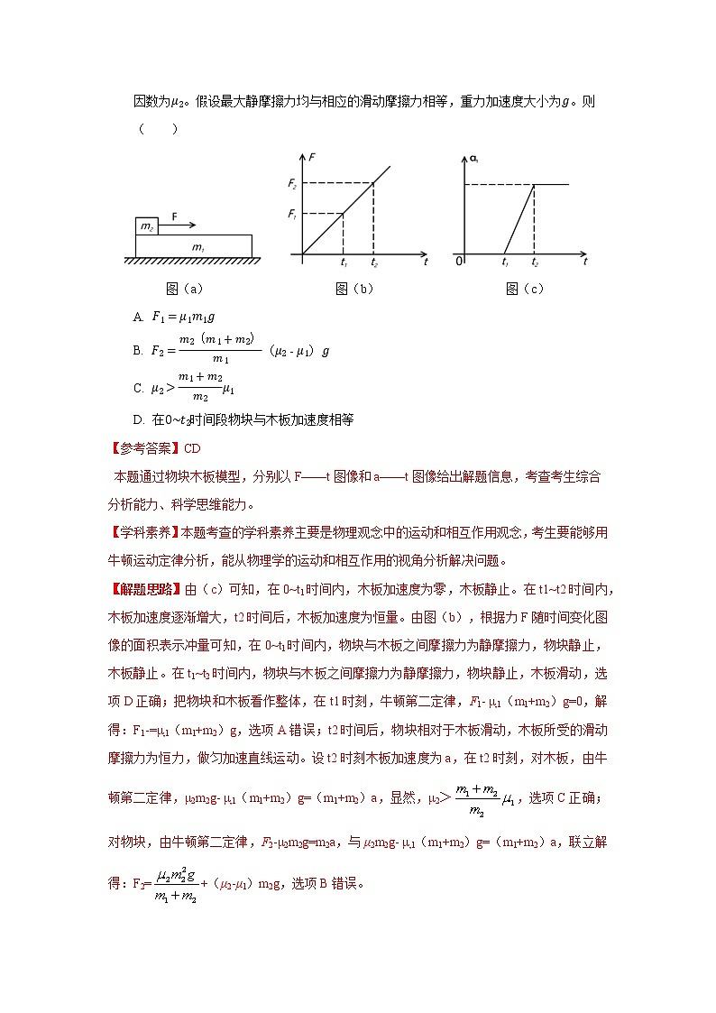 专题16滑块木板模型和传送带（解析版）-2023届高考物理一轮复习知识点精讲与最新高考题模拟题同步训练第3页