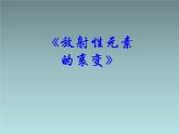 2022-2023年人教版(2019)新教材高中物理选择性必修3 第5章原子核第2节放射性元素的衰变(3)课件