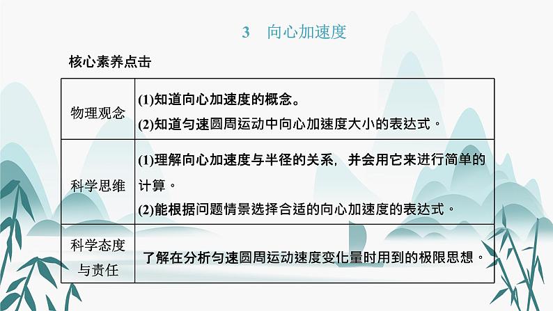 3.向心加速度课件PPT第1页