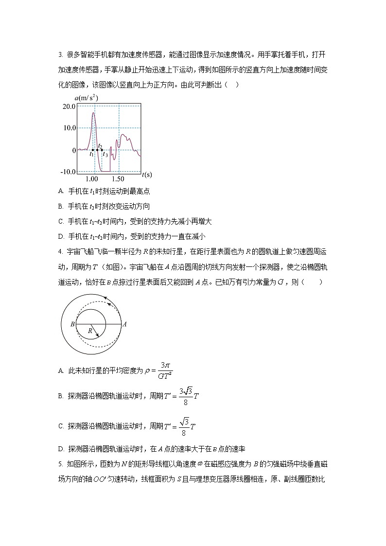 2023届湖南省长沙市第一中学高三下学期2月月考(六)物理试题（解析版）02