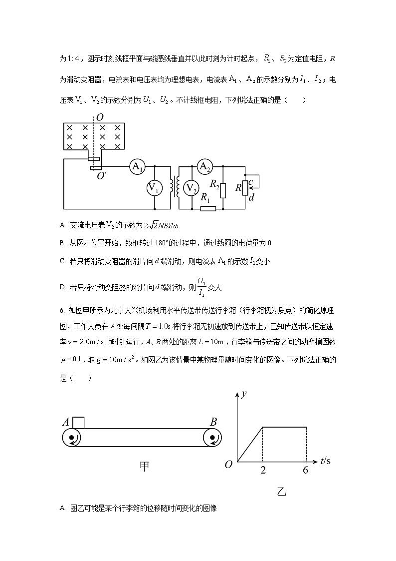 2023届湖南省长沙市第一中学高三下学期2月月考(六)物理试题（解析版）03