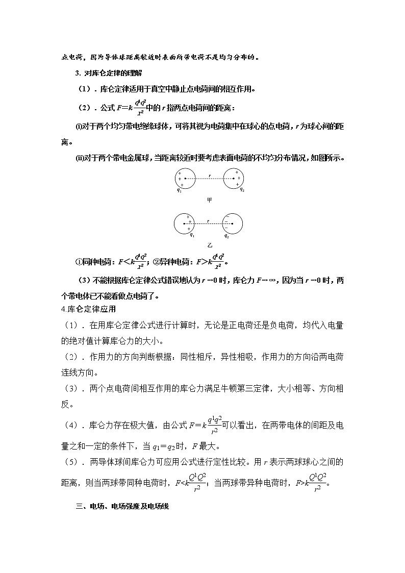 专题56静电场力的性质（原卷版）-2023高考一轮复习知识点精讲和最新高考题模拟题同步训练第2页