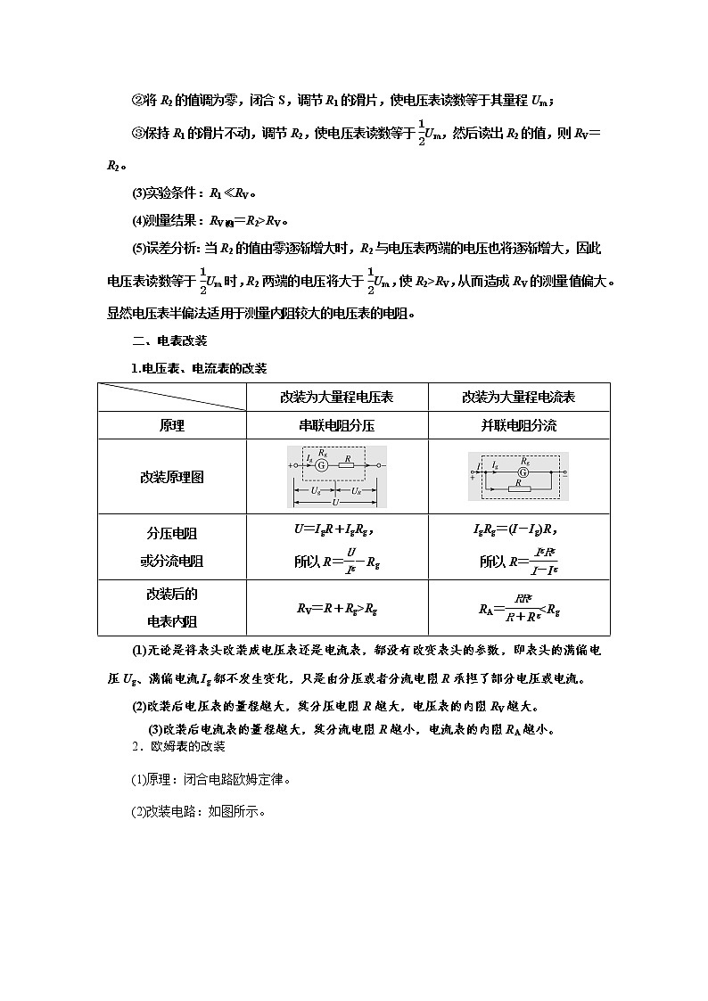 专题69电表内阻的测量与改装（原卷版）-2023高考一轮复习知识点精讲和最新高考题模拟题同步训练第2页