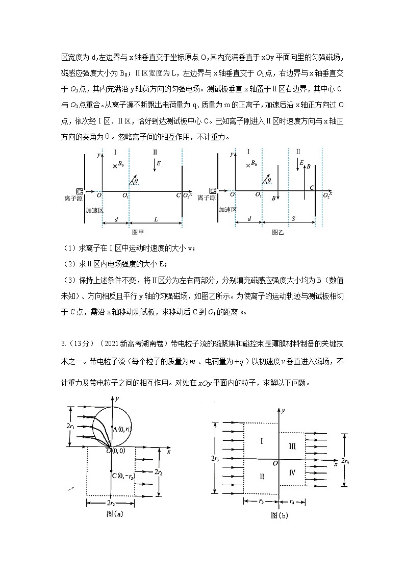 专题82  与科技相关的带电粒子在电磁场中的运动（原卷版）-2023高考一轮复习知识点精讲和最新高考题模拟题同步训练第2页