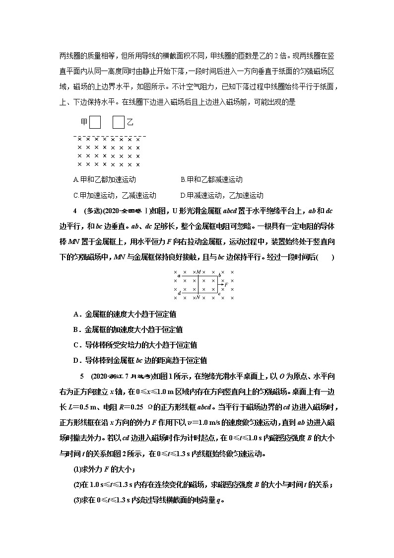 专题88 电磁感应中的动力学问题（原卷版+解析版）-2023届高考物理一轮复习知识点精讲与最新高考题模拟题同步训练03