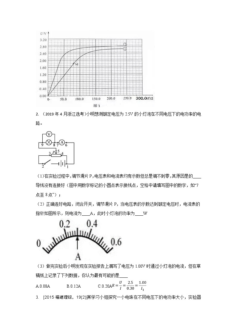 专题103测量电功率创新实验（原卷版）-2023高考一轮复习知识点精讲和最新高考题模拟题同步训练第2页