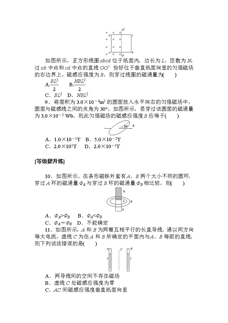 13.2 磁感应强度　磁通量 试卷03