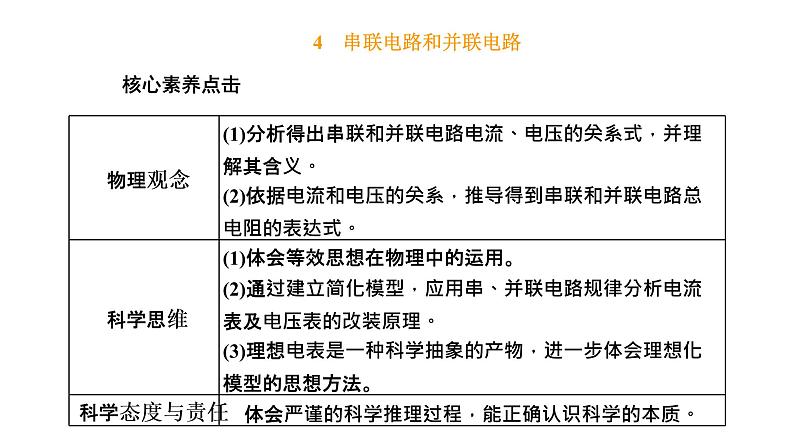 4　串联电路和并联电路课件PPT第1页