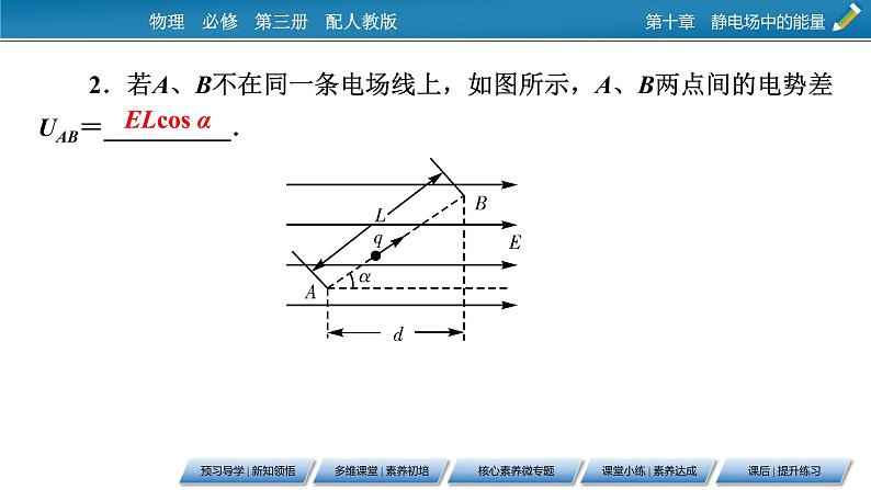 第10章 3电势差与电场强度的关系课件PPT06