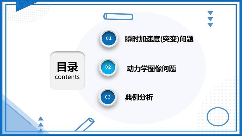 专题  瞬时加速度(突变)问题和动力学图像问题(课件)-高中物理课件（人教版必修第一册）02