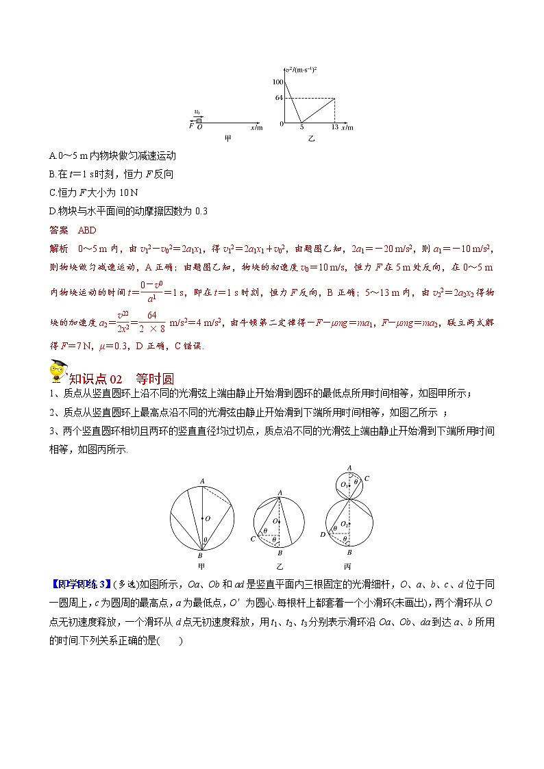 第18课 牛顿运动定律的应用（教师版）-高一物理同步精品讲义（人教2019必修第一册 ）第3页