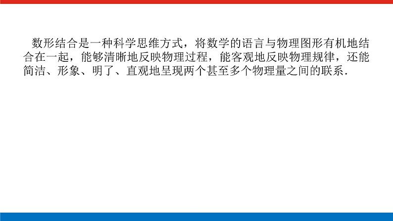 素养提升②　用数形结合方法分析物理问题课件PPT高一上物理期末复习第2页