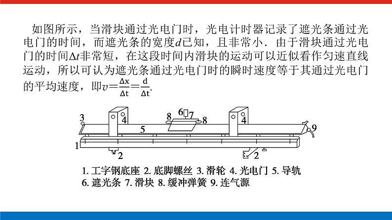 素养提升④　利用光电门测速度课件PPT高一上物理期末复习第2页