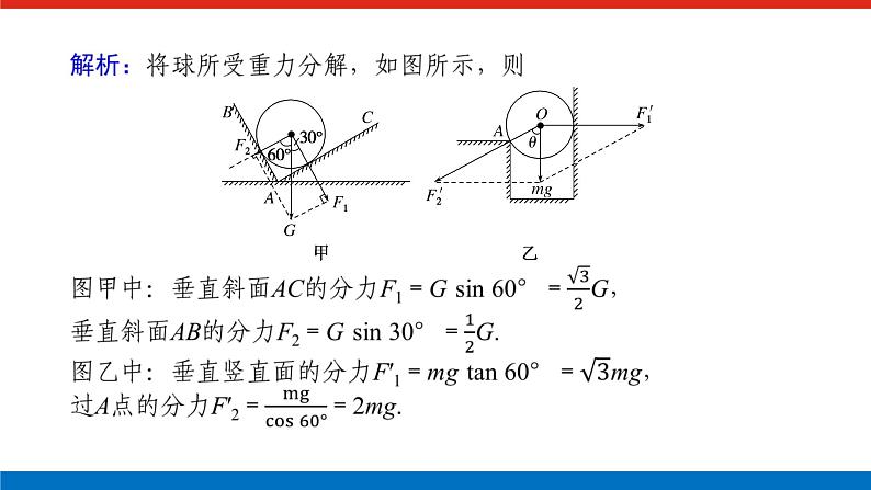 素养提升⑩　力的效果分解课件PPT高一上物理期末复习第6页