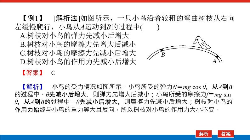 素养提升⑪　物体的动态平衡课件PPT高一上物理期末复习第4页