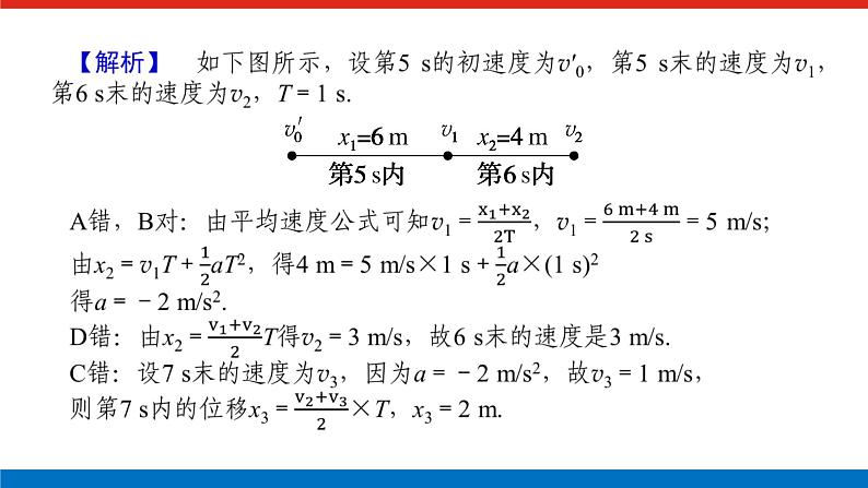 拓 展 课  一  匀变速直线运动的推论课件PPT高一上物理期末复习第6页