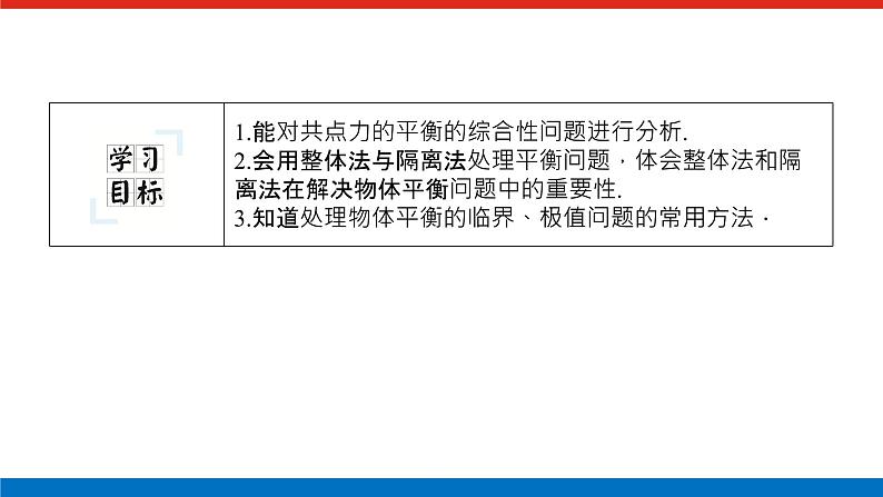 拓 展 课二  共点力平衡中的“两类”典型问题课件PPT高一上物理期末复习02