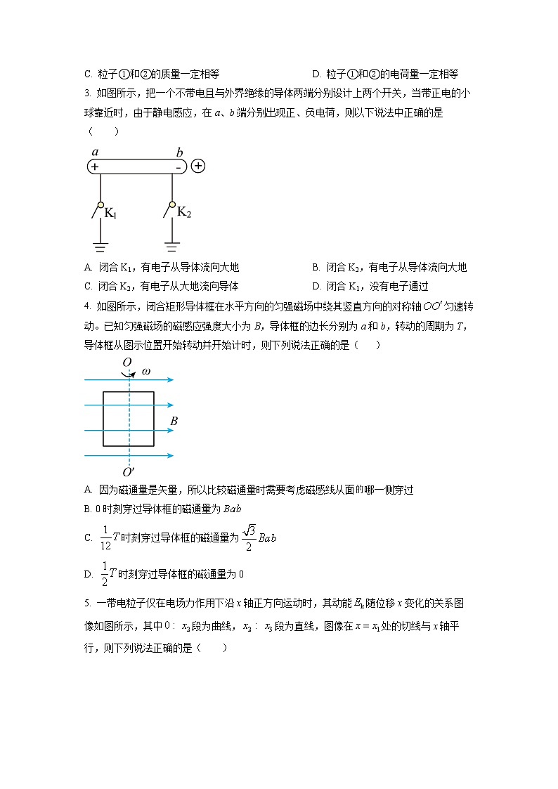 2022-2023学年陕西省部分名校高二上学期期末考试物理试题 Word版第2页