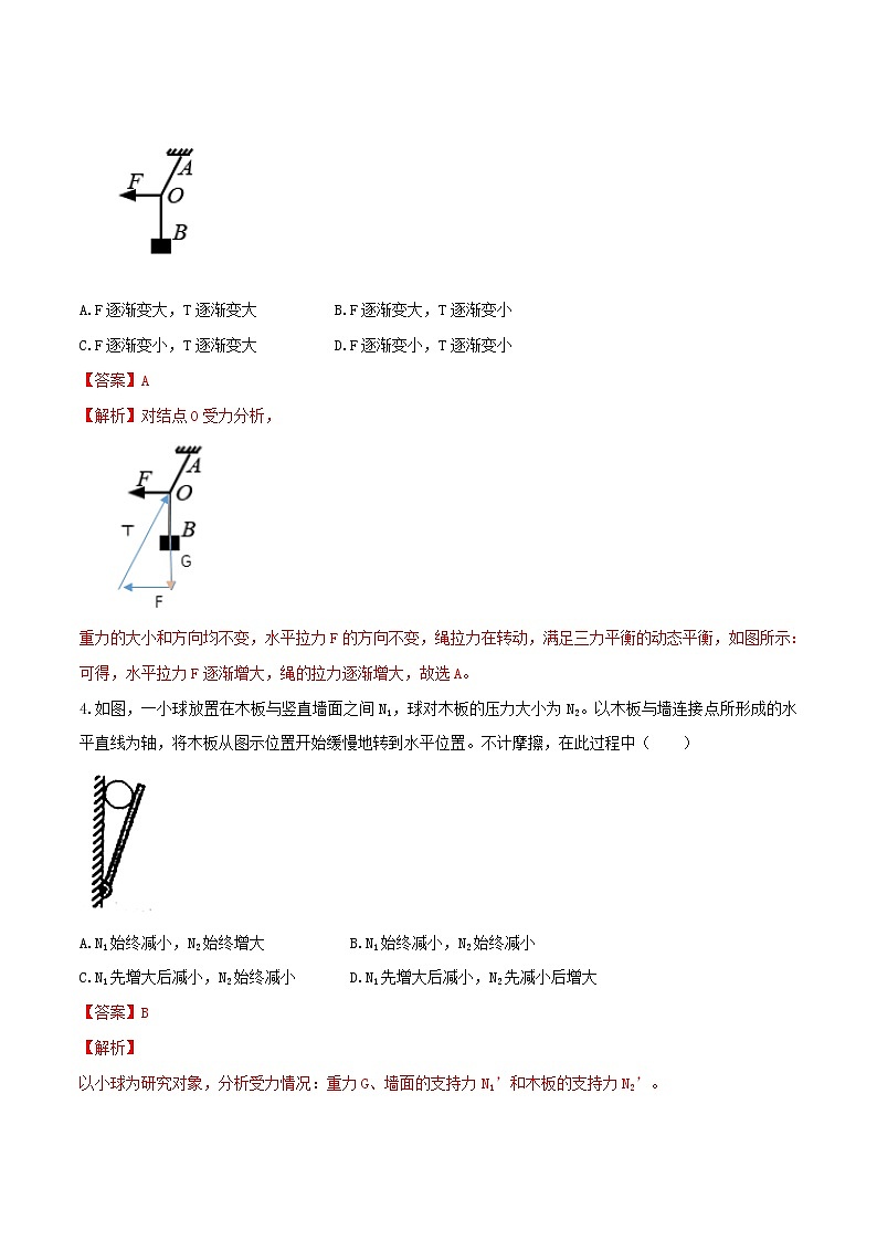 专题12三力平衡中的动态平衡问题及最小值问题-高三物理一轮复习重难点逐个突破03