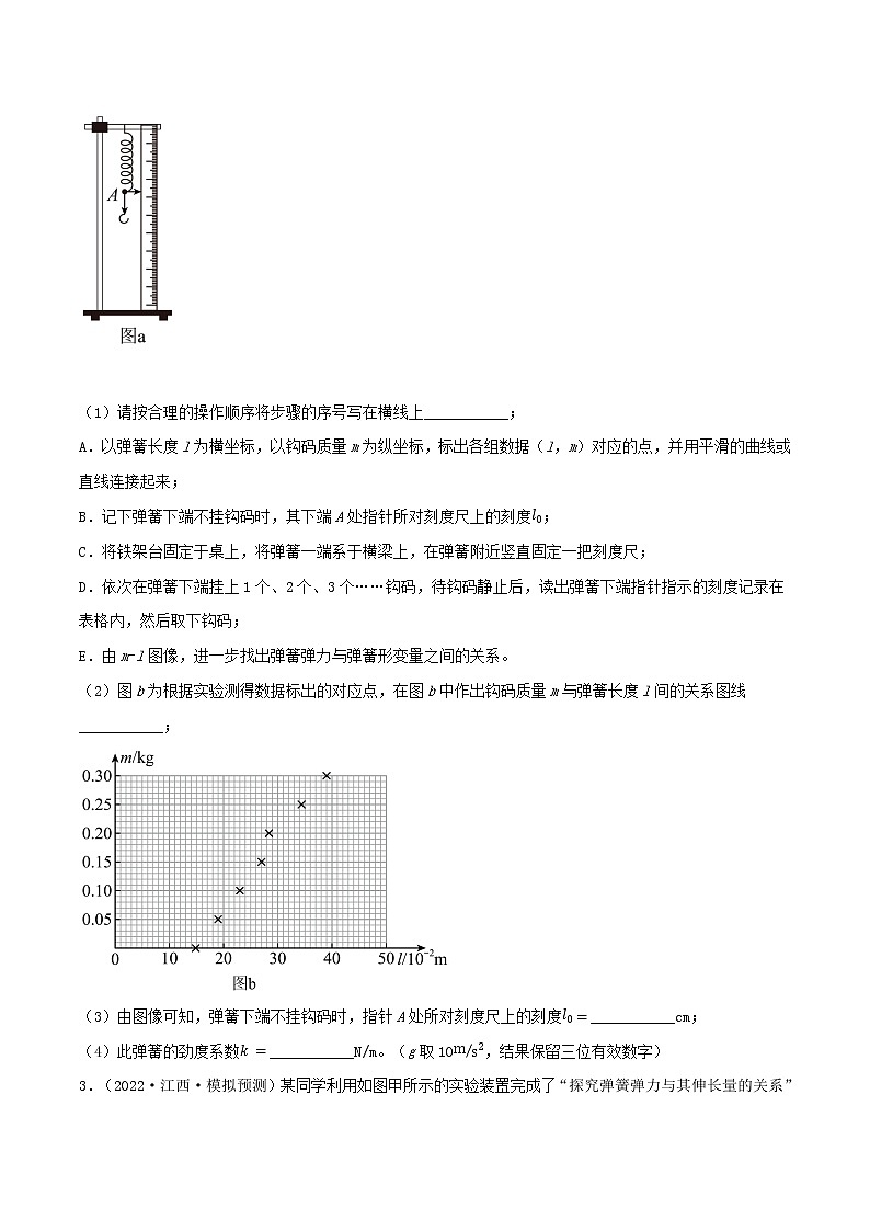 专题13探究弹簧弹力与形变量的关系-高三物理一轮复习重难点逐个突破03