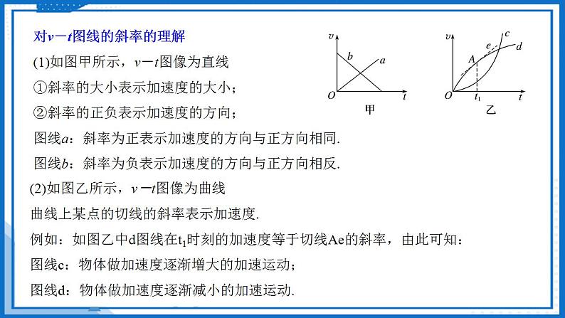 专题  速度—时间图象（v-t图像）(课件)-高中物理课件（人教版2019必修第一册）07