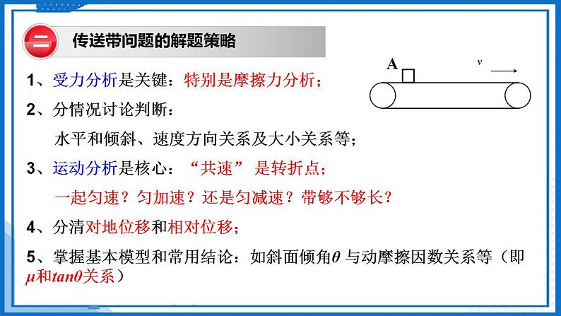 专题  传送带模型(课件)-高中物理课件（人教版2019必修第一册）06