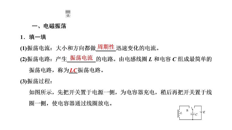 第四章 第1、2节 电磁振荡 电磁场与电磁波 第3、4节无线电波的发射和接收 电磁波谱课件PPT第2页