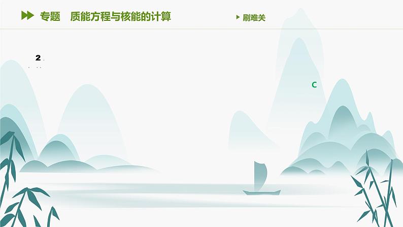 第五章 专题 质能方程与核能的计算（三后）课件PPT第3页