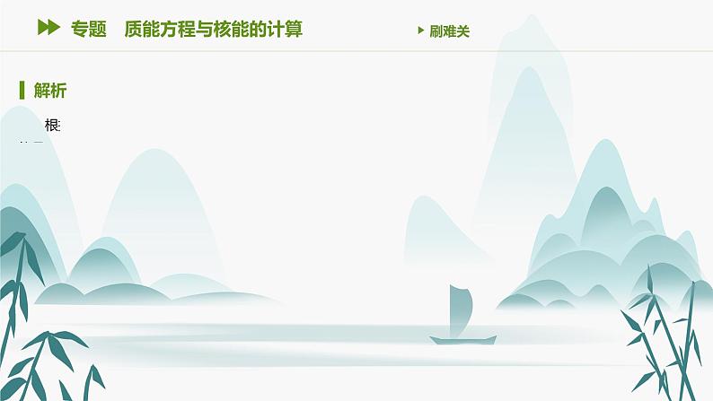 第五章 专题 质能方程与核能的计算（三后）课件PPT第4页