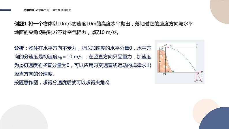 第五章抛体运动 第4节抛体运动的规律（课件PPT）06