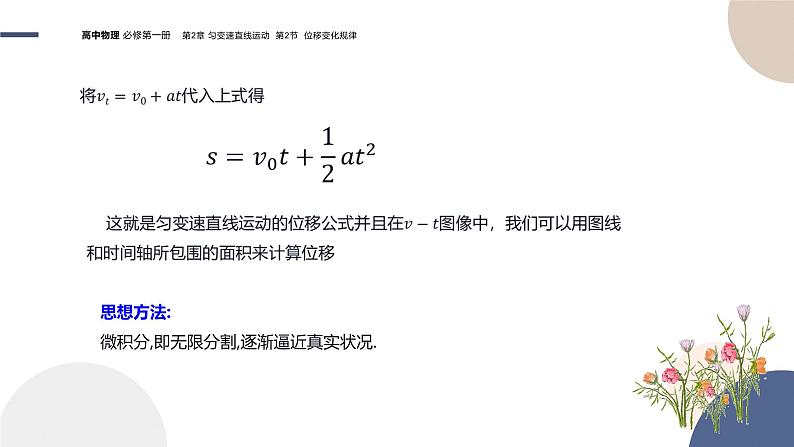 物理-山东科技版-必修第一册-2.2 位移变化规律（课件PPT）05