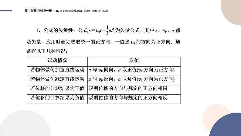 物理-山东科技版-必修第一册-2.2 位移变化规律（课件PPT）08