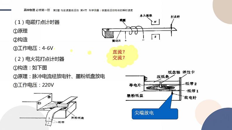 物理-山东科技版-必修第一册-2.4 科学测量：做直线运动物体的瞬时速度（课件PPT）05